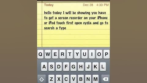 how to get a screen recorder on your iphone or ipod touch