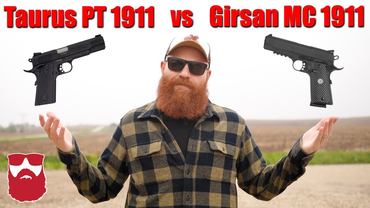 ⁣Battle of the Cheapest 1911s: The Taurus PT 1911 vs The Girsan MC 1911