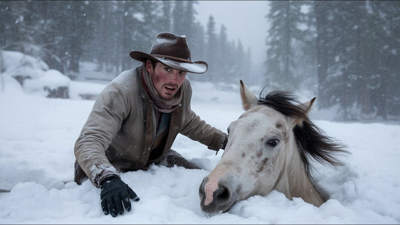 “Buried Alive in the Blizzard — A Poor Cowboy’s Mercy Gave the West Its Greatest Horse Legend”,,,...