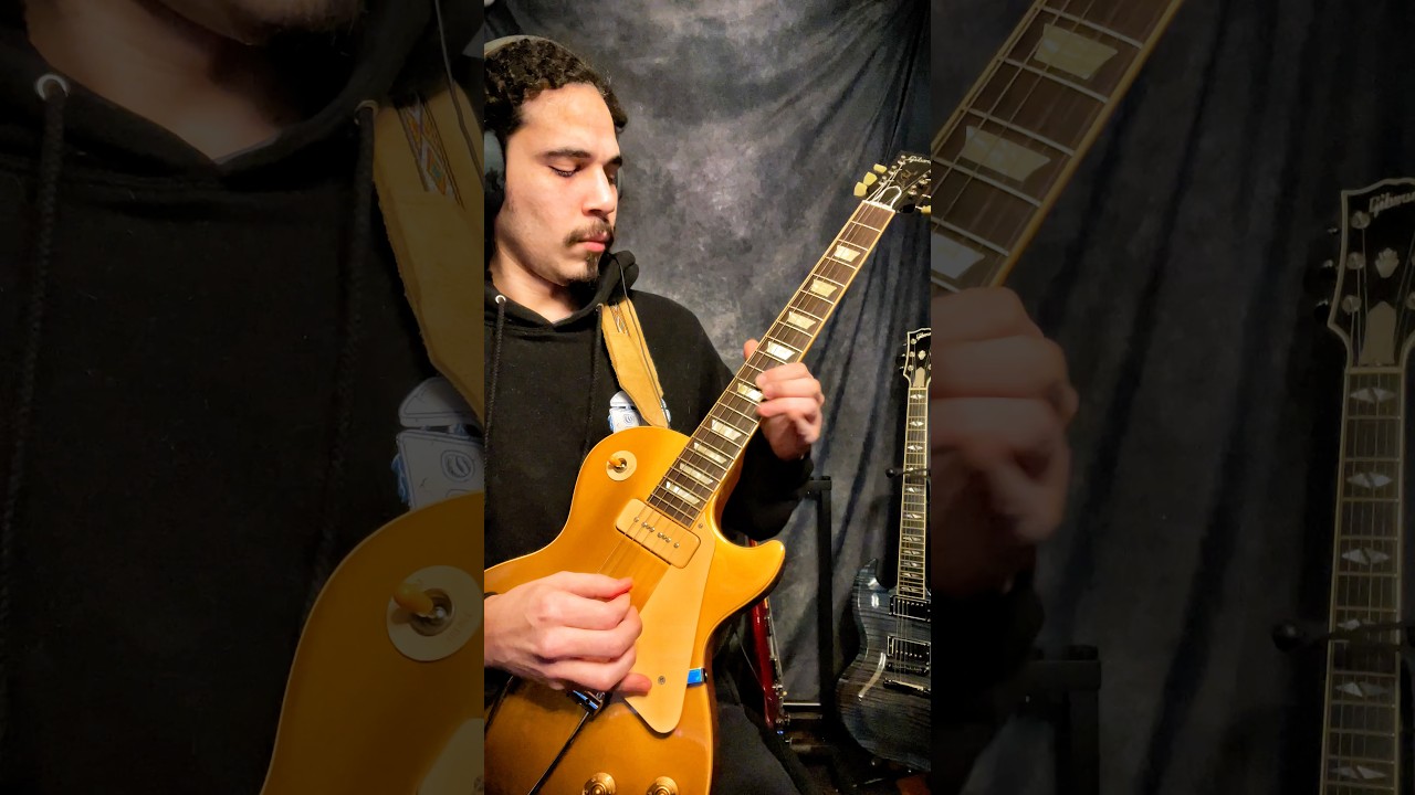 Lydian solo for fun #goldtop #gibson #solo #music