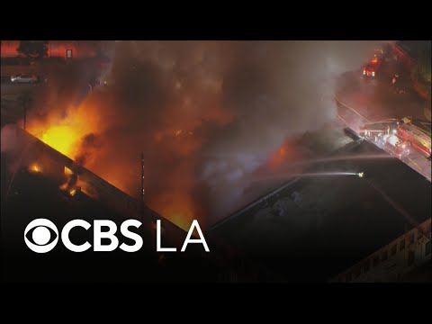 LAFD knocks down fire at large Chinatown commercial building