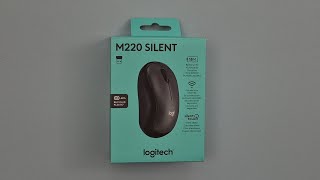 Logitech M220 Silent mouse unboxing