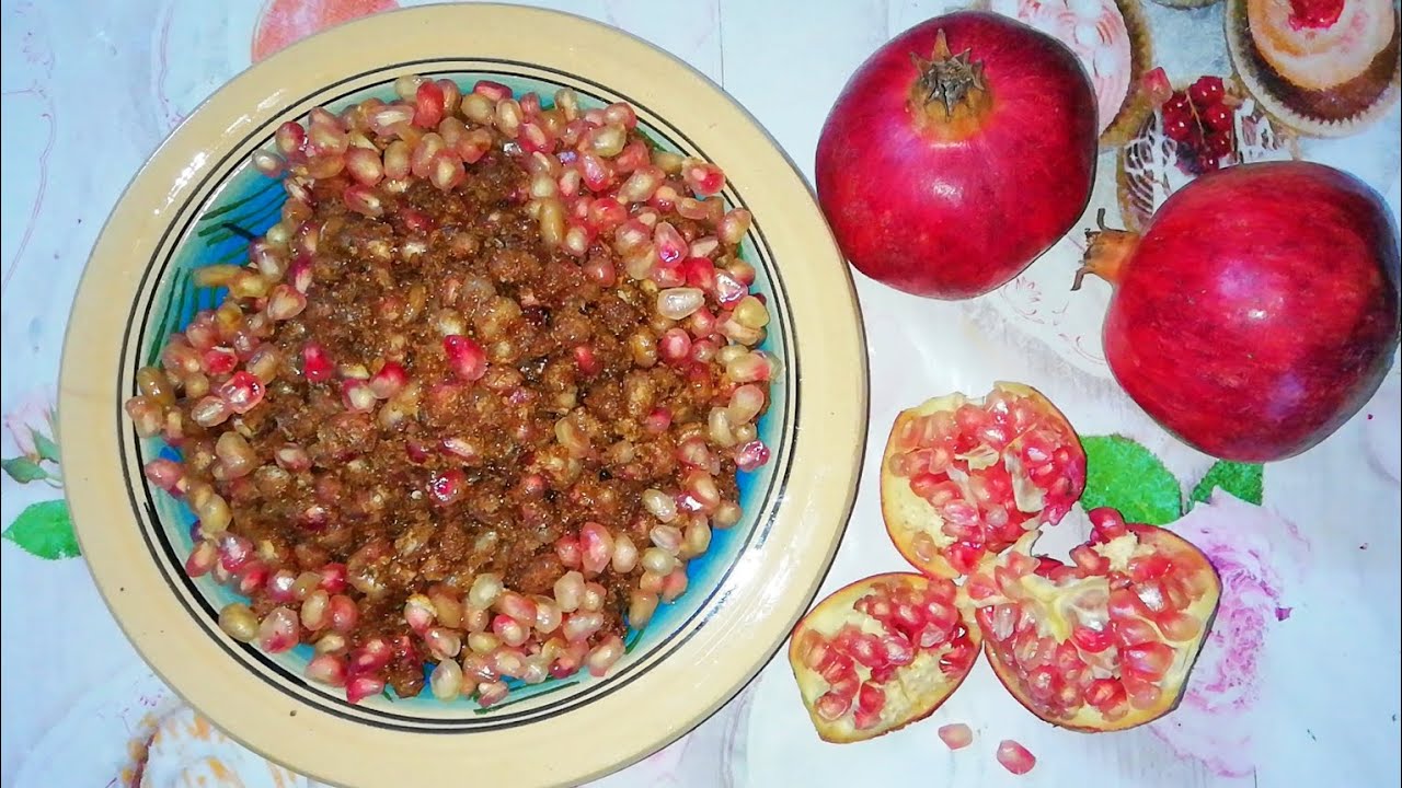 زميط بالرمان اكلة صفاقسية تقليدية من الذ ما تتذوقون رمان ببسيسة الشعير اكلة بالرمان سريعة ولذيذة