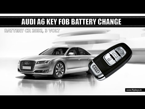 Audi A6 Key FOB Battery Change