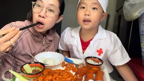 CoCa Mời Ông Bà Cô Chú MukBang Ruột Khìa Nước Dừa#becoca#cocahottiktok