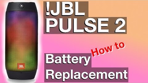Battery Replacement for JBL PULSE 2 (How to step-by-step)
