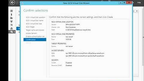 15 – Windows Server 2012 R2 – Installation & Configuration of Microsoft iSCSI Target Server
