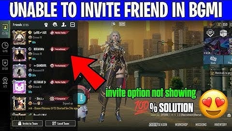 BGMI FRIEND INVITE OPTION REMOVE WHY? 🤔Request timed out. (1584545158) BGMI SERVER NOT WORKING