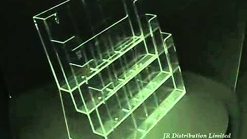 4C330X A4 landscape leaflet stand