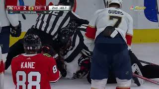 Sam Reinhart Goes After Calvin De Haan After His Hit On Mason Marchment
