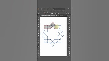 islamic geometric pattern design illustrator#shorts