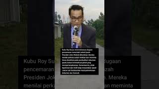 alasan kubu Roy Suryo minta hentikan kasus ijasah Jokowi #shorts