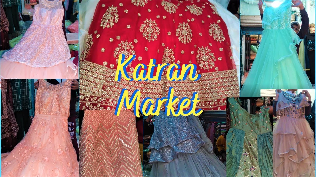 Katran Market Mangolpuri Lehenga Collection Delhi Net Fabric