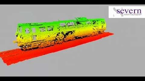 3D Laser Scan Point Cloud to 3D Model to Visualisation of a Tamper Train