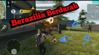 Solo vs Squad,HIGHLIGHT TOP GLOBAL 23! Brazillia Berdarah.