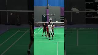 Tag Your Doubles Partner, Who Always Hit Smashes