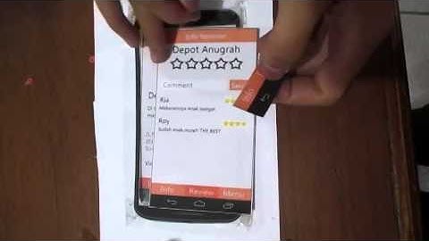 Paper Prototype Lapar Nih Application