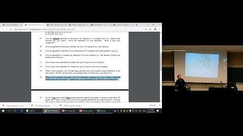 Algorithms Lecture 18, Oct 29, 2019 - Panopto