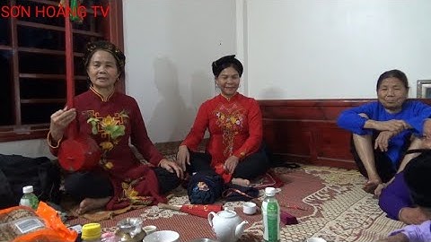 hát then làm then giải hạn cắt cầu sinh nhật cụ bà 90 tuổi tại Tân Hoa Lục Ngạn Bắc Giang