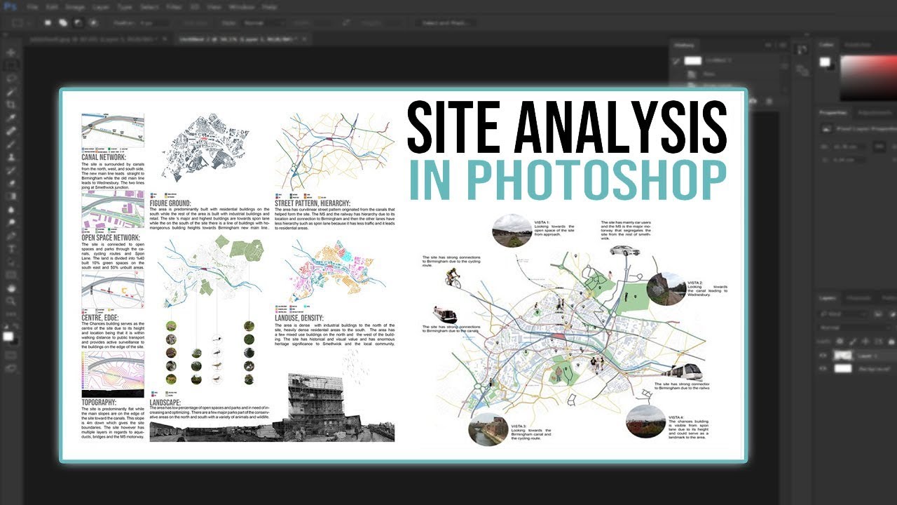 presentation of a site analysis