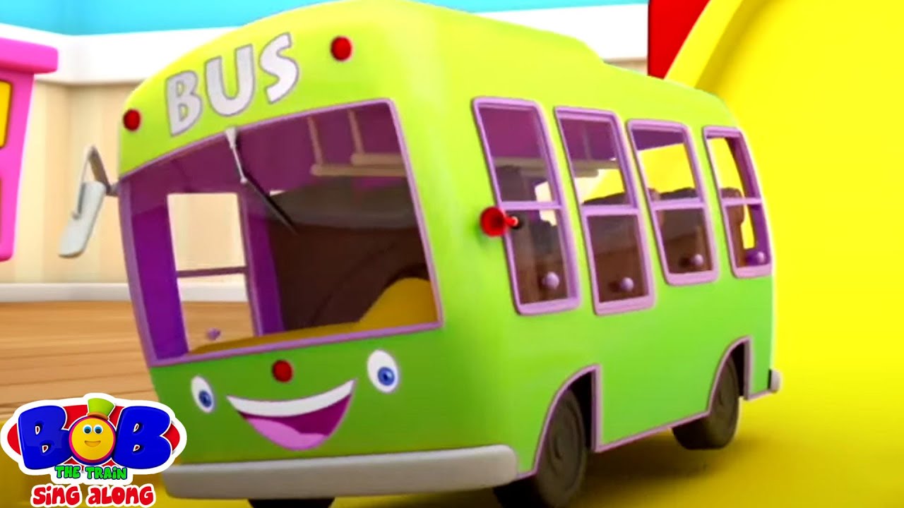 Sing Wheels On The Bus with Bob The Train and Songs for Children - YouTube
