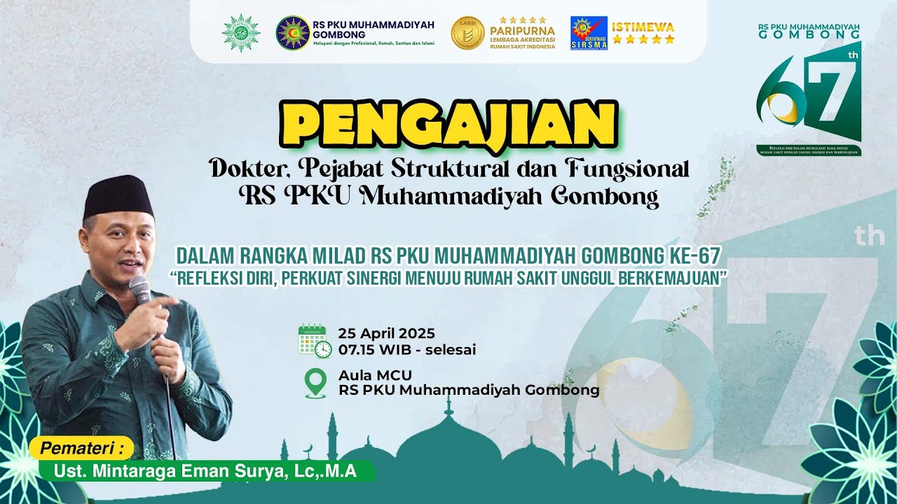 PENGAJIAN DALAM RANGKA MILAD RS PKU MUHAMMADIYAH GOMBONG 67
