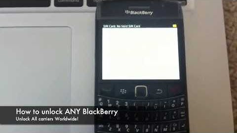 How to Unlock Blackberry Phone  Remove  Network MEP Code  Instructions   locate IMEI & enter Code