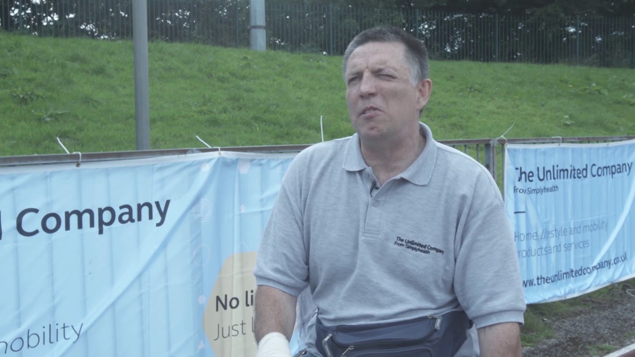 Wheelchair Training - Richard healthy meals