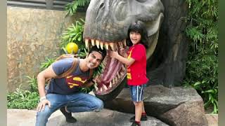 Shahzad Sheikh with his family in Singapore