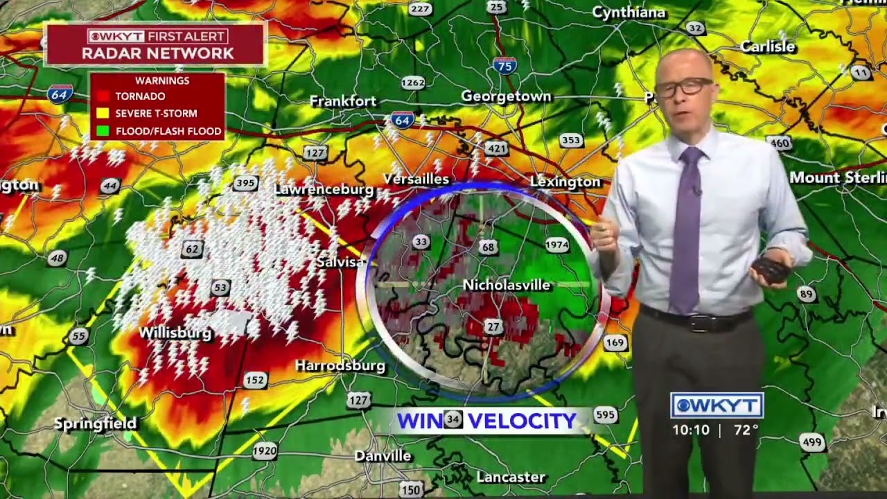 WKYT/The CW Lexington Severe Weather Coverage June 25, 2023