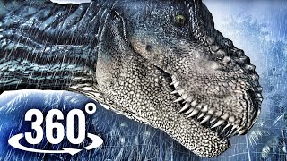 360° Video | Jurassic Park T-Rex Dinosaur 360 Gameplay Outbreak VR