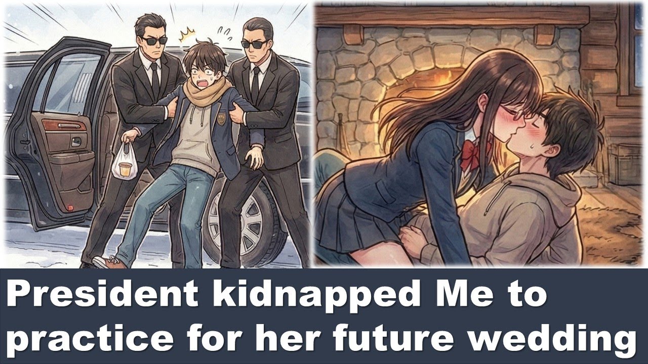 [Manga Dub] President kidnapped Me to practice for her future wedding |Comic Dub | Manga