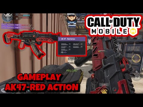 GAMEPLAY AK47-RED ACTION NO SCOPE - CALL OF DUTY MOBILE