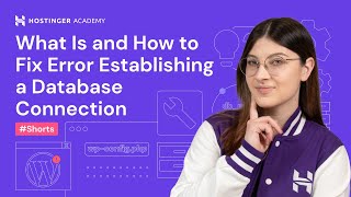 What Is and How to Fix Error Establishing a Database Connection #shorts