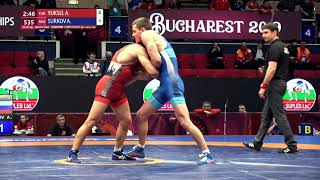 1/4 GR - 67 kg: A. YUKSEL (TUR) v. A. SURKOV (RUS)