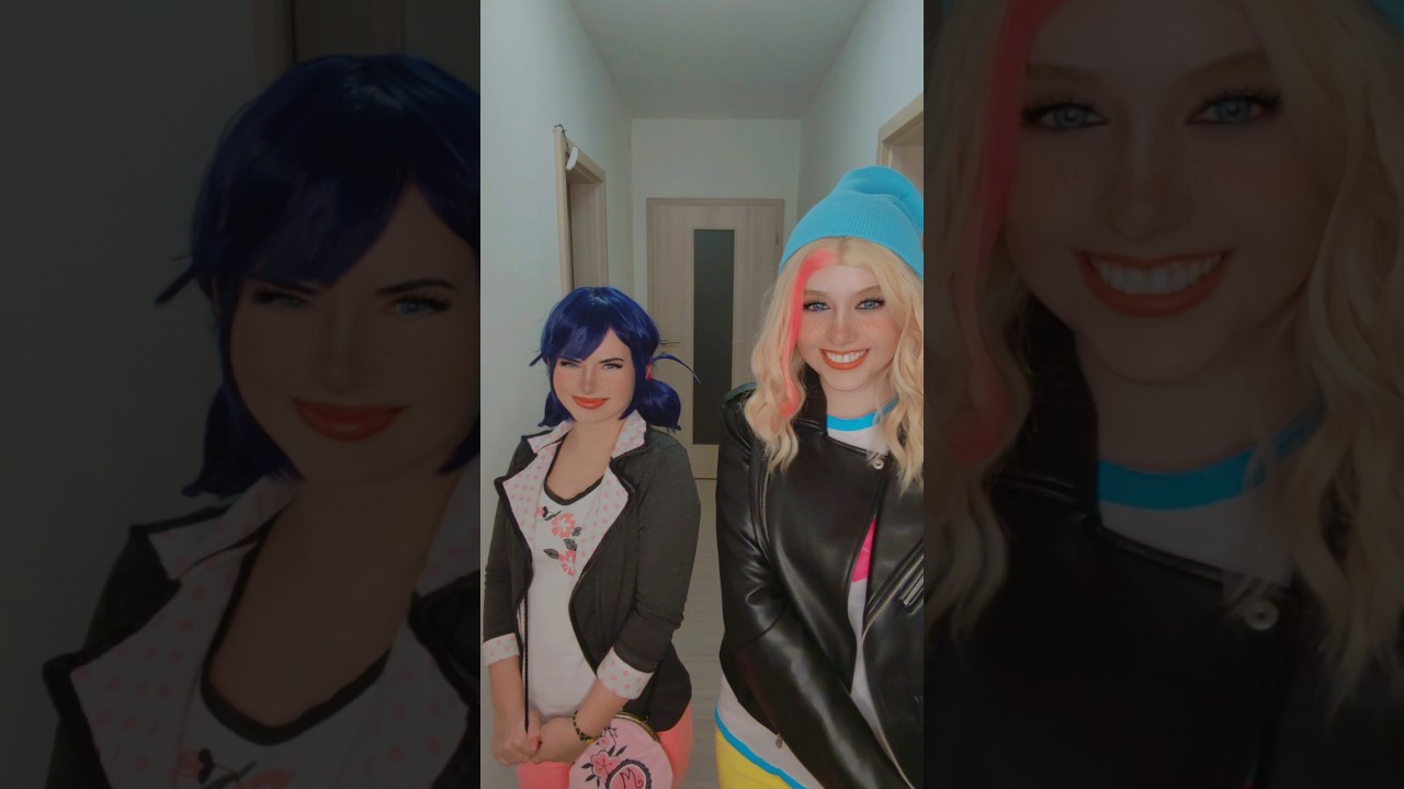 But I just can't date a dude |Zoé & Marinette @nikkihatsunecosplay#miraculous #cosplay #shorts