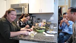 VLog 305 ll Bánh bột lọc hấp anh em ngồi tâm sự về câu chuyện 30 năm về trước