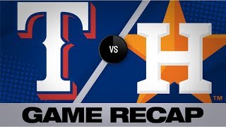 Cole gets 300th K in Astros' 100th win | Rangers-Astros Game Highlights 9/18/19