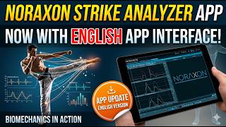 Noraxon strike analyzer app, for detecting acceleration, max force and velocity