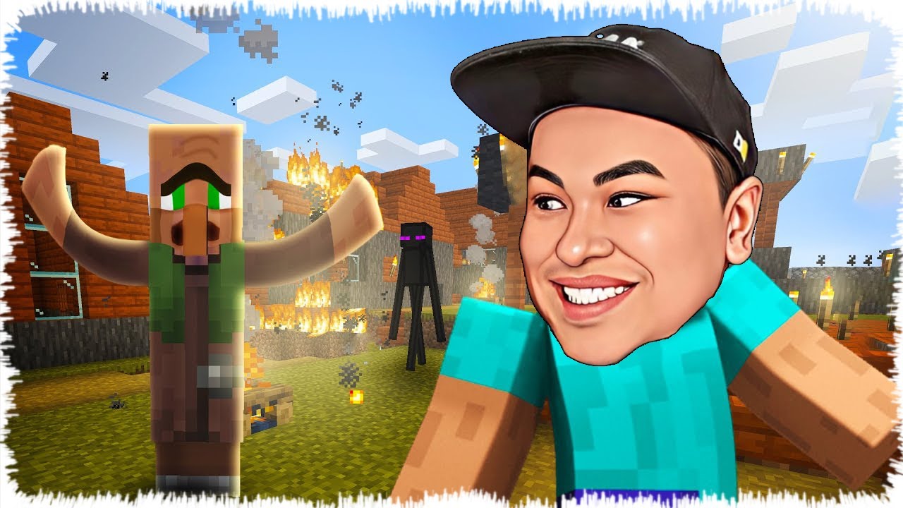 Майнкрафтта Жителдердің ауылын басып алдық | Олар жылап жіберді!