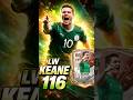 116 LW Keane from Capped Legends Draft 😳 #fcmobile #keane #squaderfc