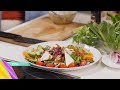 Салат с авокадо и фетой-гриль: готовим с "Утро Дома"