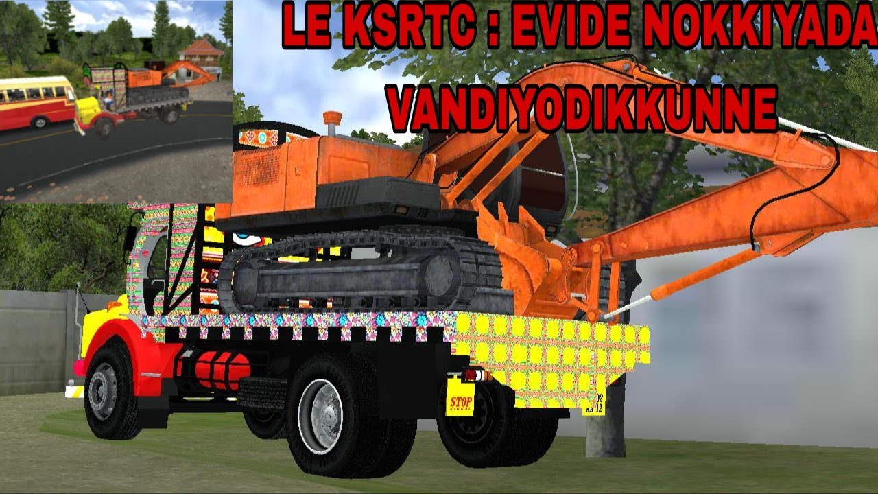 Very heavy load excavator ride gone wrong!