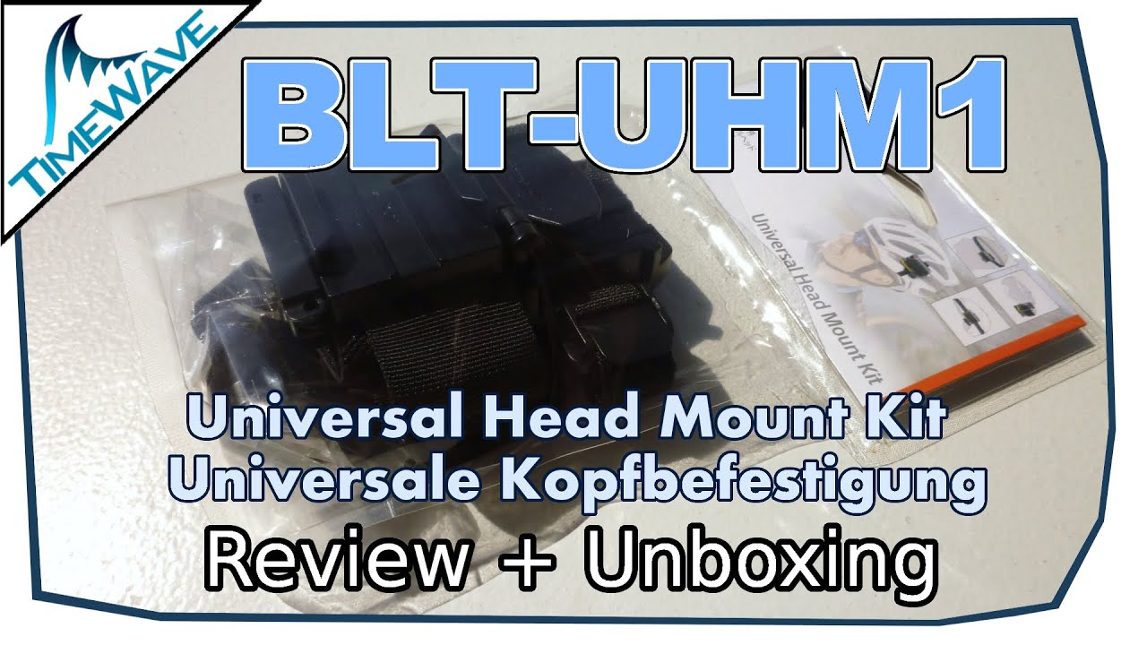 BLTUHM1 Unboxing + Review Sony Action Cam Universal Head Mount Kit