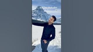 ADI DEV MAHADEV 🔱 in raag Yaman and these MOUNTAINS go so well together 🙏🏔️