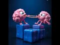 "Bubblegum Brain Duel 🧠💥 | Creepy-Funny 3D Horror Cartoon Battle