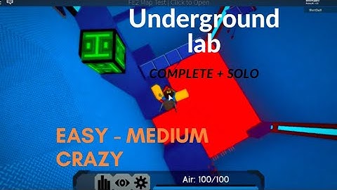 Roblox | Fe2 Map Test: Underground Lab (Update) (Crazy) (Completed + Solo)