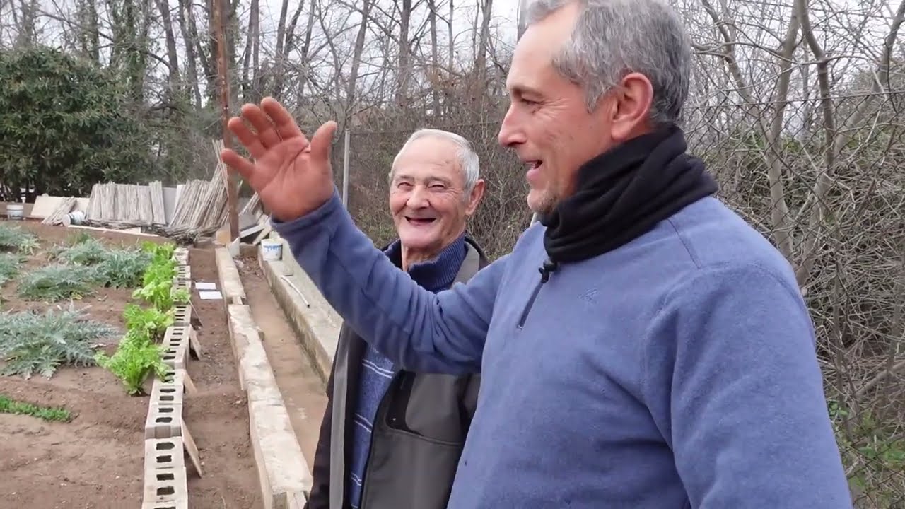 Huerto de autoconsumo del señor Vicente en Llíria