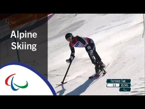 Adam HALL | Men's Slalom Run 1&2 |Alpine Skiing | PyeongChang2018 Paralympic Winter Games