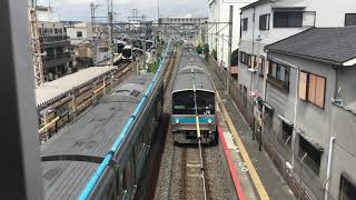 【JR西日本】黄檗駅　205系すれ違い